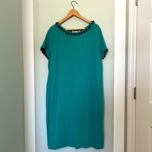 Boden Bridget Jersey dress in teal